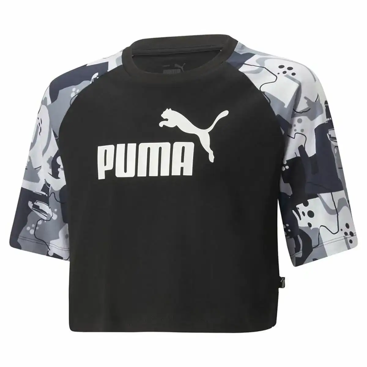 Shirt a manches courtes enfant puma ess street art noir_2480. DIAYTAR COTE D'IVOIRE - Là où le Shopping devient une Fête des Sens. Plongez dans notre univers et choisissez des produits qui éveillent votre goût pour l'esthétique et l'authenticité.