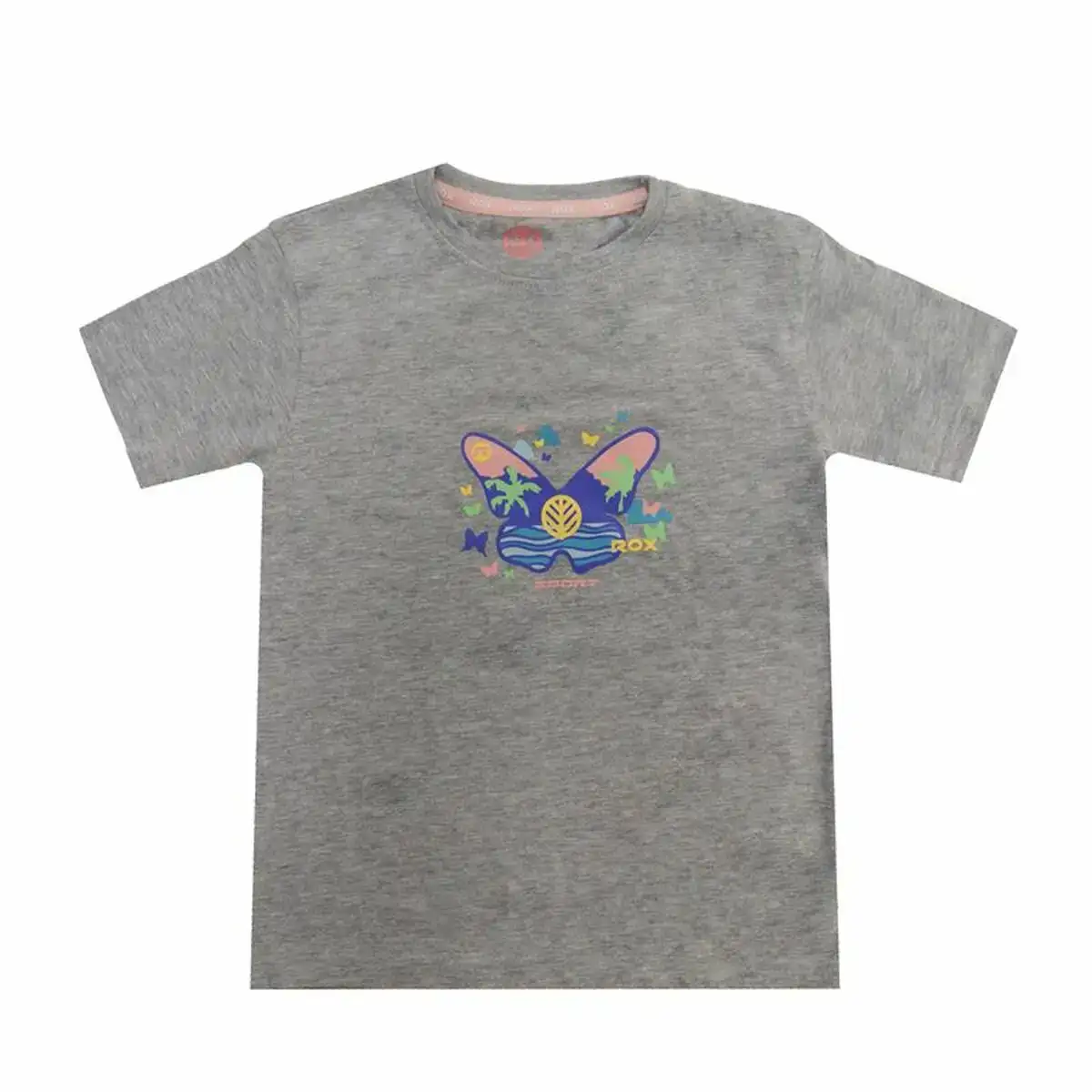 Shirt a manches courtes enfant rox butterfly gris clair_4701. DIAYTAR COTE D'IVOIRE - Votre Destination Shopping Incontournable. Parcourez nos rayons virtuels et trouvez des articles qui répondent à tous vos besoins, du quotidien à l'exceptionnel.