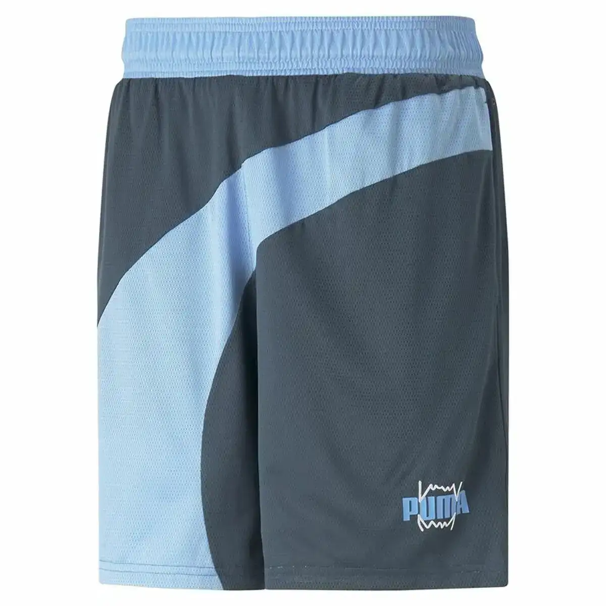Short de basket pour homme puma flare bleu_4519. DIAYTAR COTE D'IVOIRE - Là où Choisir est un Acte d'Amour pour le Côte d'Ivoire. Explorez notre gamme et choisissez des produits qui célèbrent la culture et l'artisanat du pays.