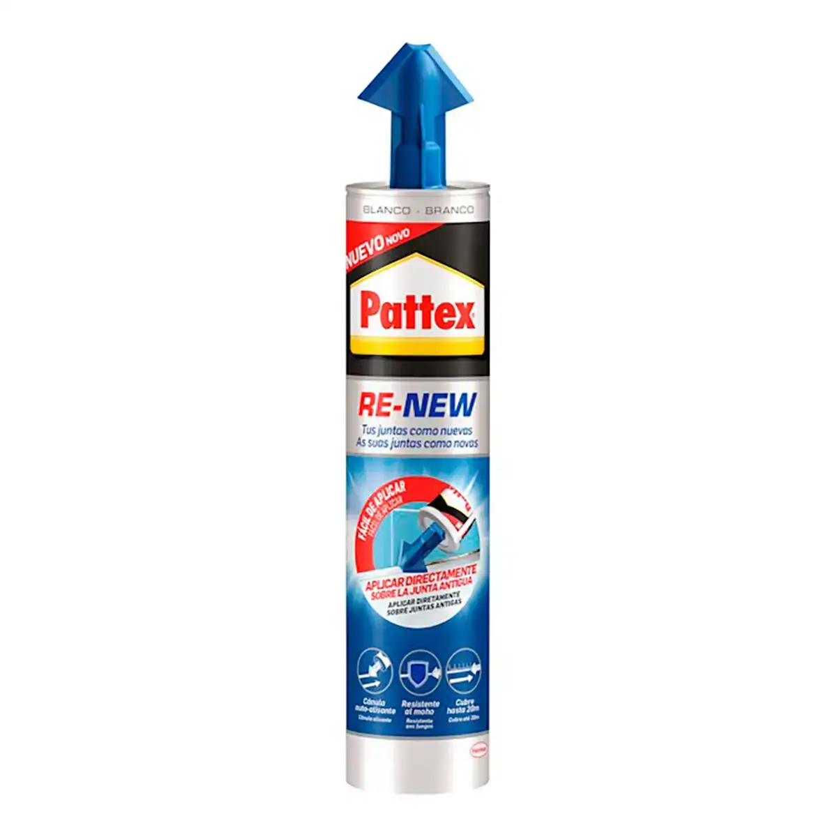 Silicone pattex re new blanc 280 ml_2957. DIAYTAR COTE D'IVOIRE - Où Chaque Produit a son Histoire. Découvrez notre gamme de produits, chacun portant en lui le récit de l'artisanat et de la passion, pour vous offrir une expérience de shopping authentique.