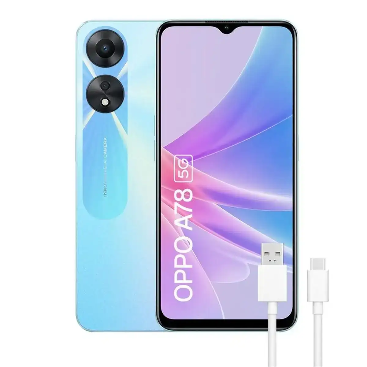 Smartphone oppo oppo a78 5g bleu 6 56 8 gb 1 tb 128 gb octa core 8 gb ram_6829. DIAYTAR COTE D'IVOIRE - Où Choisir est un Acte de Création. Naviguez à travers notre plateforme et choisissez des produits qui complètent votre histoire personnelle.