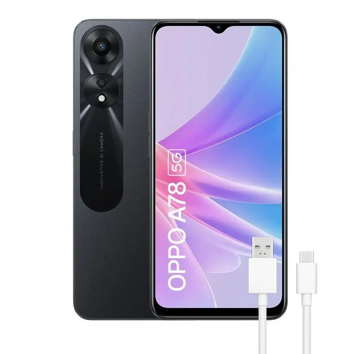 Smartphone oppo oppo a78 5g noir 6 56 8 gb 1 tb 128 gb octa core 8 gb ram_5302. DIAYTAR COTE D'IVOIRE - Où Chaque Produit est une Histoire à Raconter. Découvrez notre sélection de produits qui vous permettent de créer votre propre récit à travers vos achats.