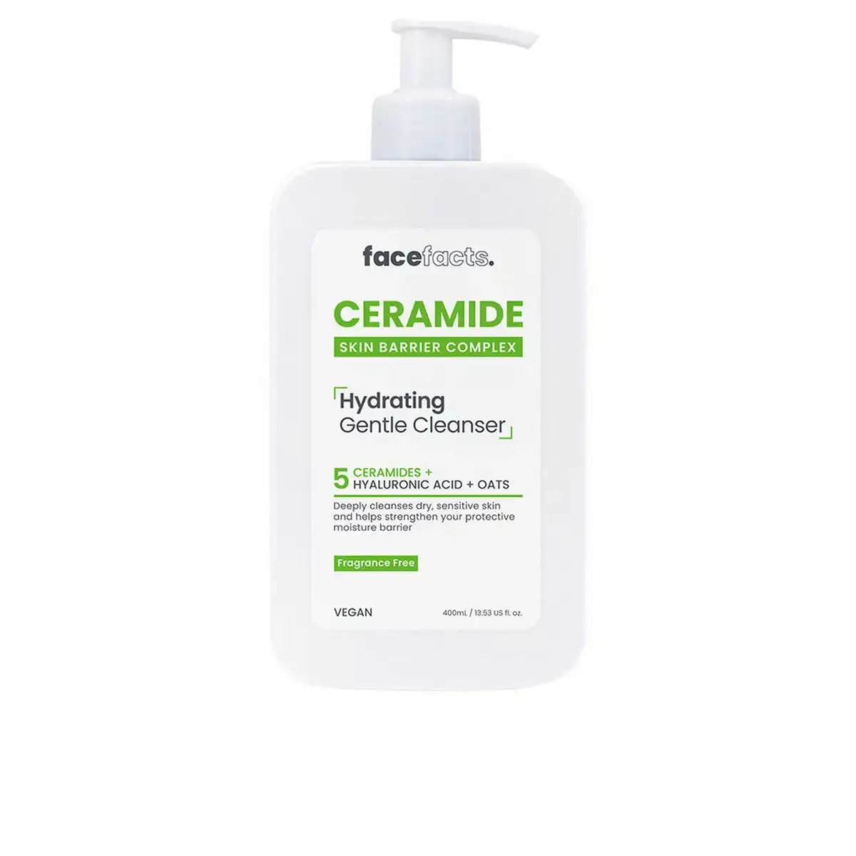 Soin nettoyant face facts ceramide hydratant 400 ml_6440. DIAYTAR COTE D'IVOIRE - Là où Chaque Produit Est une Trouvaille. Explorez notre sélection minutieuse et découvrez des articles qui correspondent à votre style de vie et à vos aspirations.