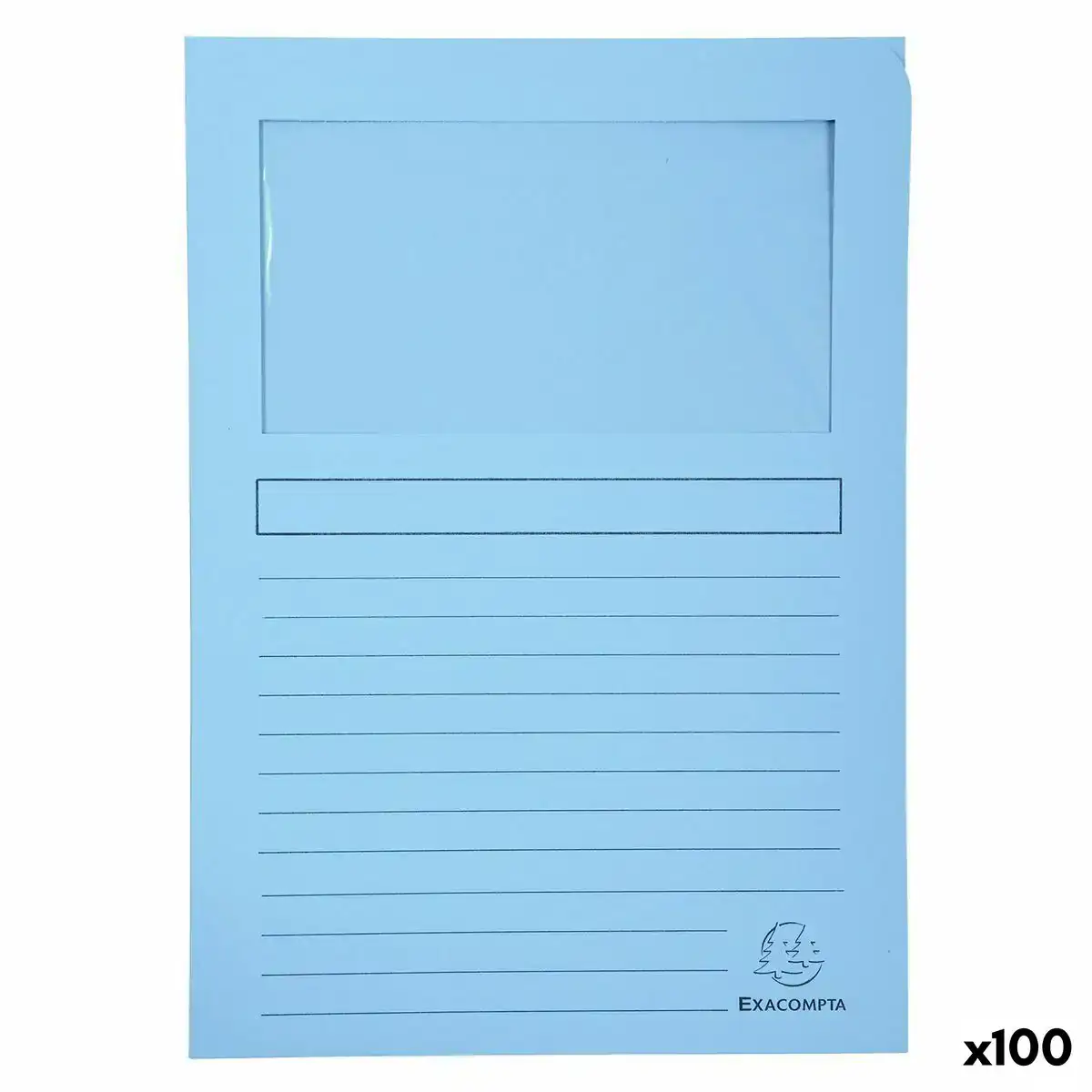 Sous dossier exacompta super fenetre transparente bleu a4 100 unites _2507. Bienvenue chez DIAYTAR COTE D'IVOIRE - Où Choisir est un Voyage. Plongez dans notre plateforme en ligne pour trouver des produits qui ajoutent de la couleur et de la texture à votre quotidien.