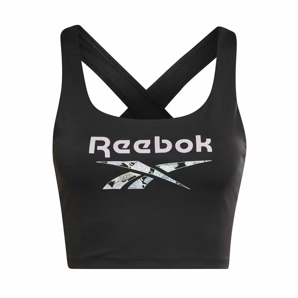 Soutien gorge de sport reebok yoga floral noir_1604. DIAYTAR COTE D'IVOIRE - Votre Boutique en Ligne, Votre Histoire. Explorez notre sélection et découvrez des produits qui reflètent votre parcours et vos aspirations, un achat à la fois.