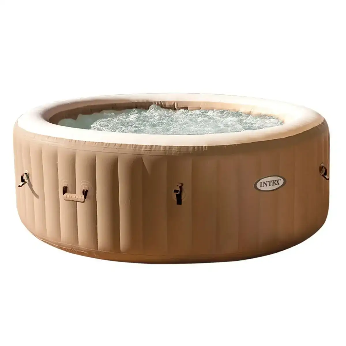 Spa gonflable intex 196 x 71 x 196 cm marron 795 l_5442. DIAYTAR COTE D'IVOIRE - Votre Destination Shopping d'Exception. Parcourez nos rayons virtuels et choisissez des produits qui incarnent l'excellence et la diversité.