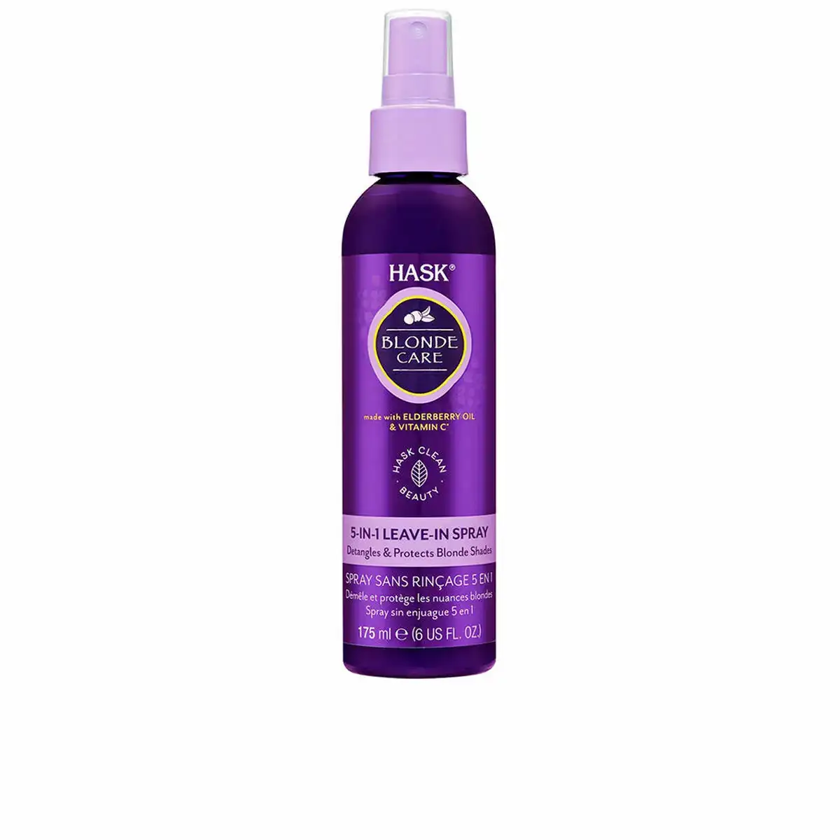 Spray anti frisotti hask blonde care neutralisant de couleur 175 ml _6088. DIAYTAR COTE D'IVOIRE - L'Art de Vivre l'Élégance Accessible. Parcourez notre gamme variée et choisissez des produits qui ajoutent une touche de sophistication à votre style.