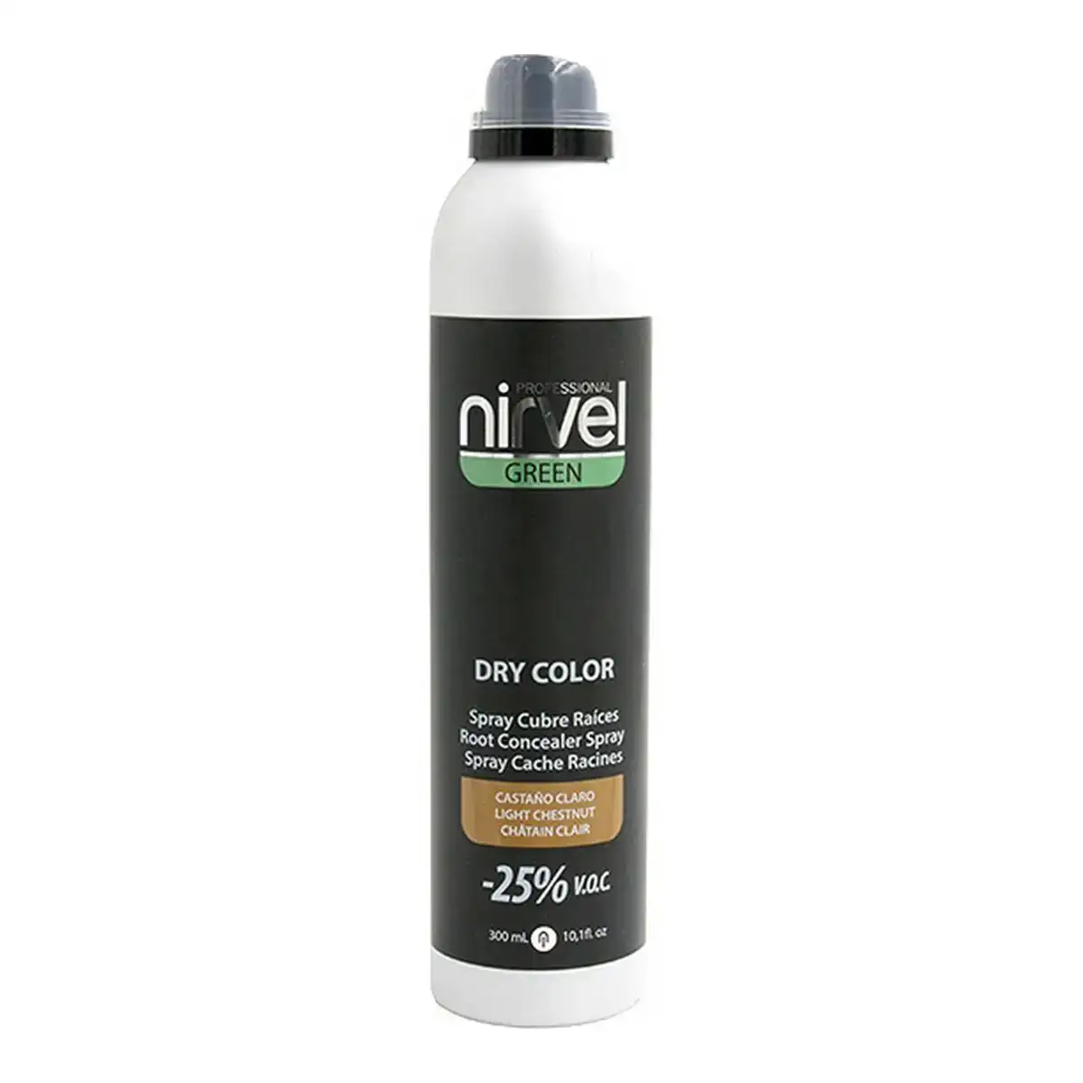Spray correcteur de racines et cheveux blancs green dry color nirvel marron leger 300 ml _5847. Entrez dans l'Univers de DIAYTAR COTE D'IVOIRE - Où l'Authenticité Renouvelle Votre Quotidien. Explorez notre gamme de produits et trouvez des articles qui reflètent votre essence.