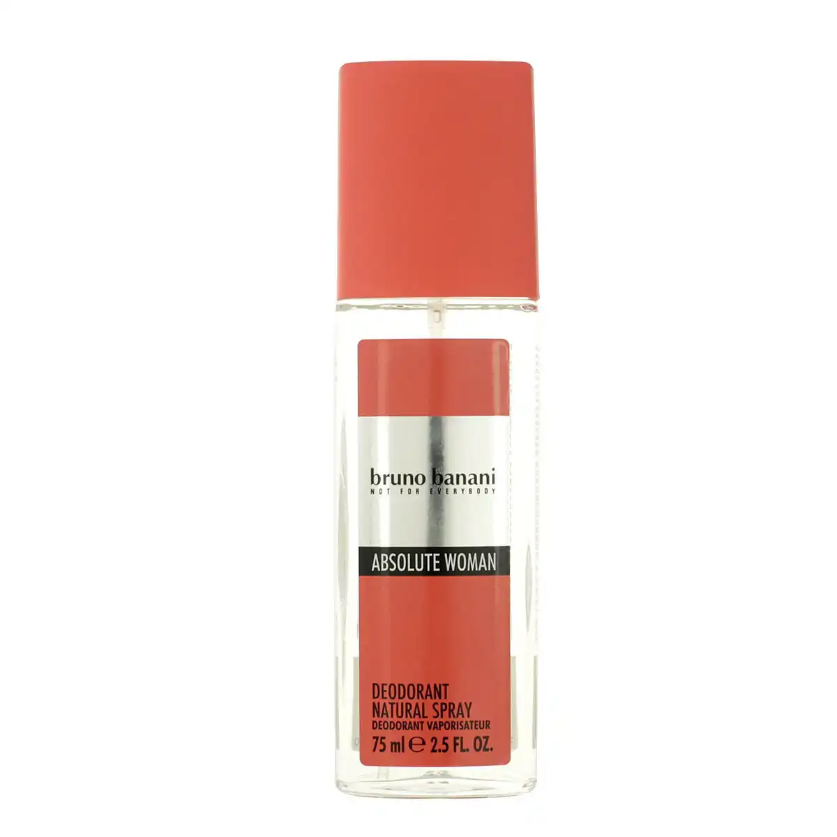 Spray deodorant bruno banani absolute woman 75 ml_3418. DIAYTAR COTE D'IVOIRE - Votre Portail vers l'Extraordinaire. Parcourez nos collections et découvrez des produits qui vous emmènent au-delà de l'ordinaire, créant une expérience de shopping mémorable.