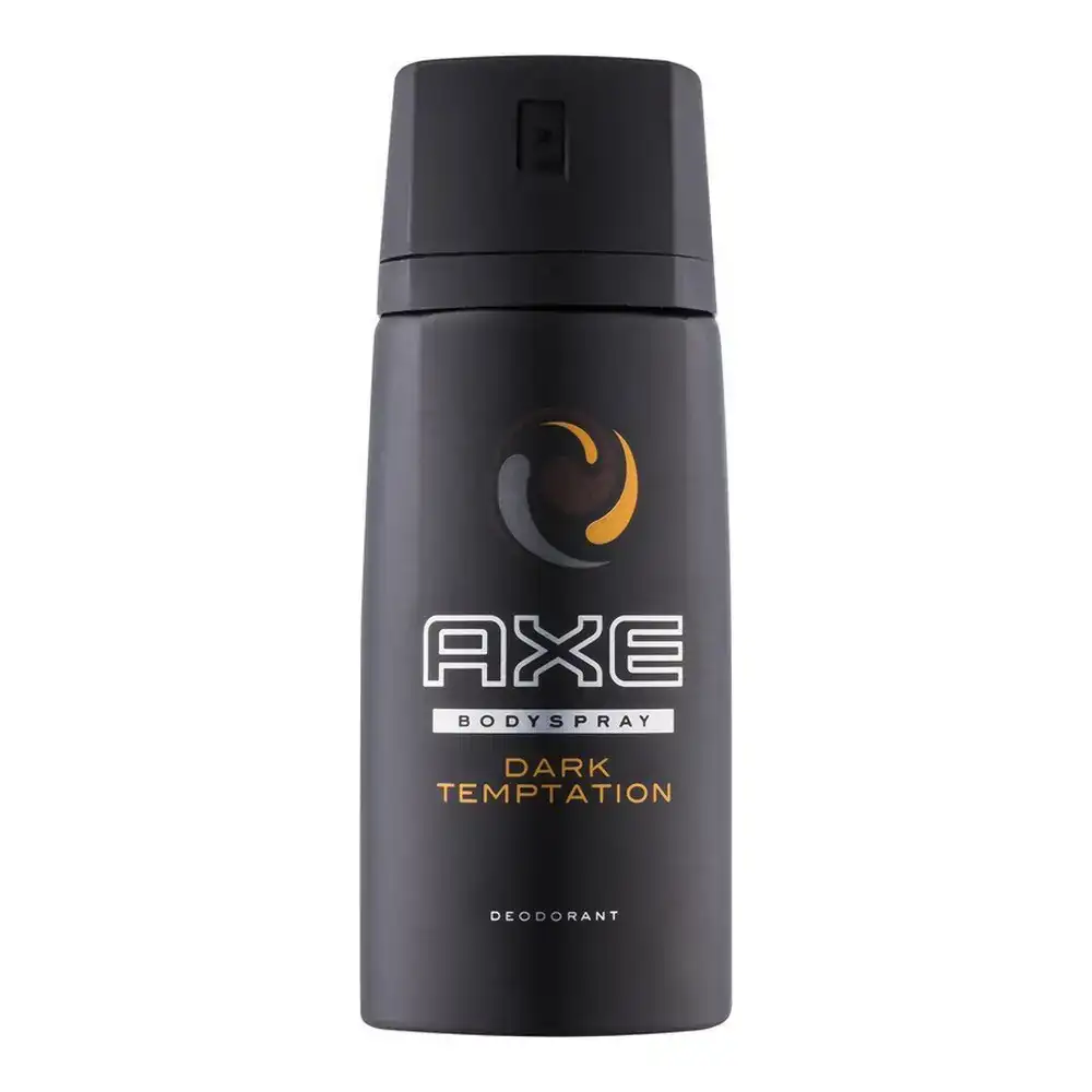 Spray deodorant dark temptation axe 150 ml _6085. DIAYTAR COTE D'IVOIRE - Votre Escapade Shopping Virtuelle. Explorez notre boutique en ligne et dénichez des trésors qui évoquent la culture et le savoir-faire sénégalais, un clic à la fois.