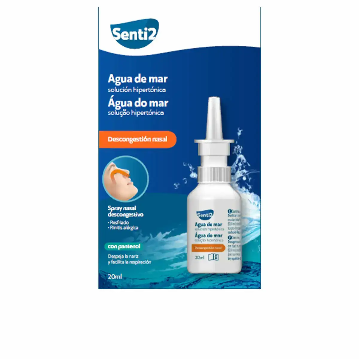 Spray nasal senti2 20 ml_5182. DIAYTAR COTE D'IVOIRE - L'Odyssée du Shopping à Votre Portée. Parcourez notre boutique en ligne et partez à la découverte d'articles qui rendront chaque jour spécial.