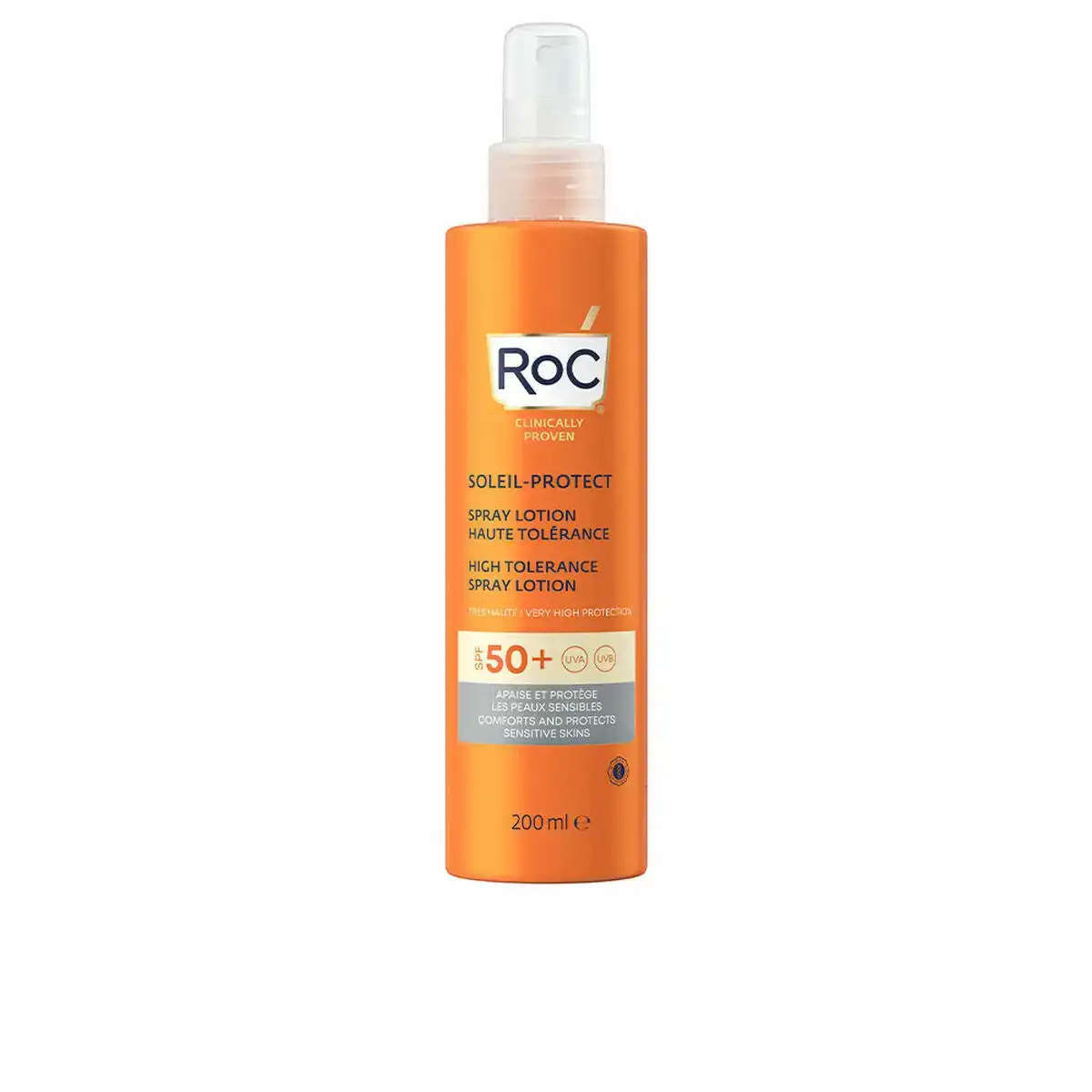 Spray protecteur solaire roc high tolerance spf 50 200 ml _4263. DIAYTAR COTE D'IVOIRE - Votre Boutique en Ligne, Votre Histoire. Explorez notre sélection et découvrez des produits qui reflètent votre parcours et vos aspirations, un achat à la fois.