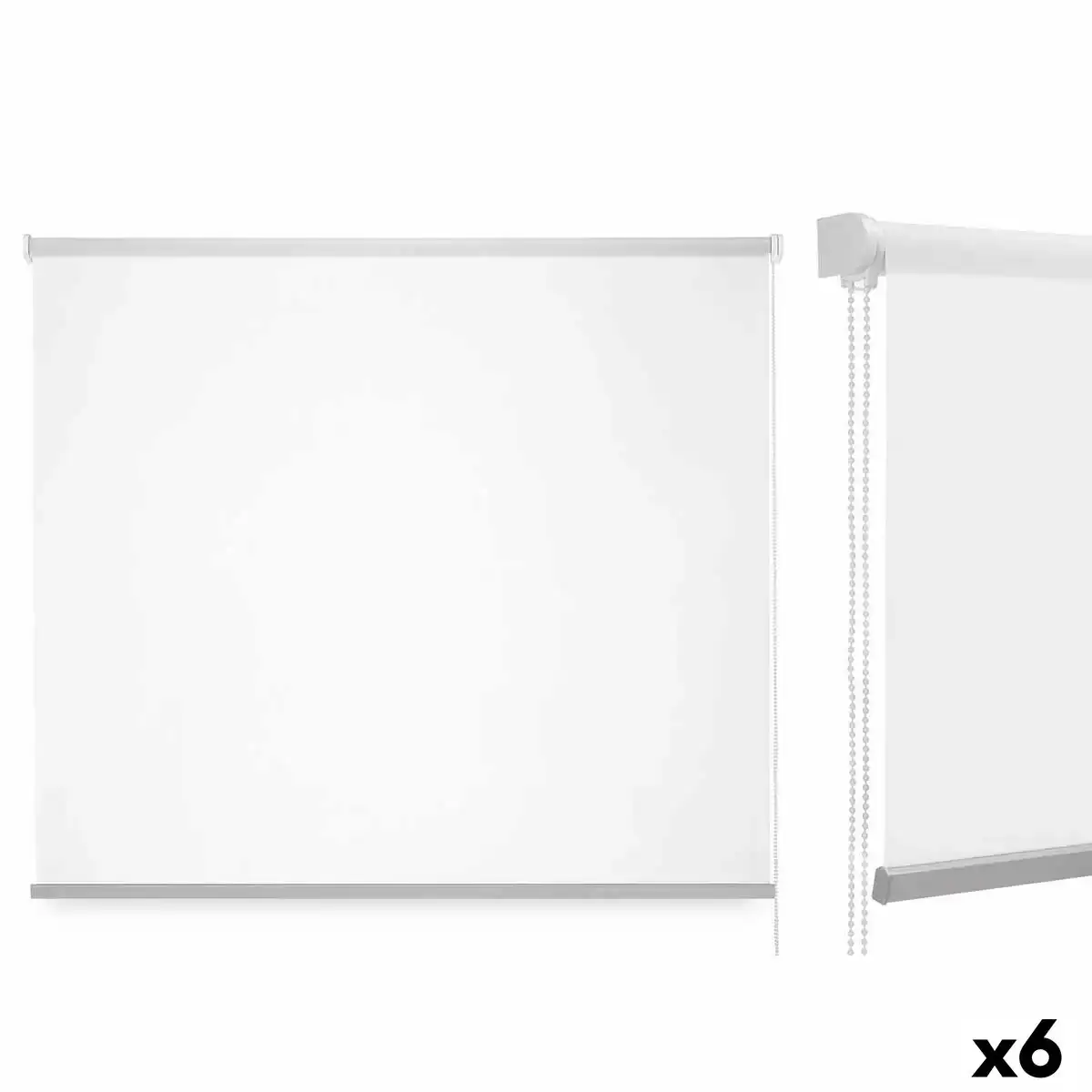 Store a enrouleur 180 x 180 cm blanc tissu plastique 6 unites _2964. DIAYTAR COTE D'IVOIRE - L'Art de Vivre le Shopping Inspiré. Parcourez notre catalogue et choisissez des produits qui reflètent votre passion pour la beauté et l'authenticité.