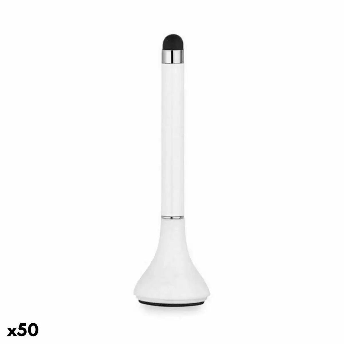 Stylo avec stylet tactile vuduknives 144281 blanc 50 unites _3083. DIAYTAR COTE D'IVOIRE - Votre Escale Shopping incontournable. Explorez notre boutique en ligne et dénichez des trésors qui reflètent la richesse culturelle et la modernité du Côte d'Ivoire.