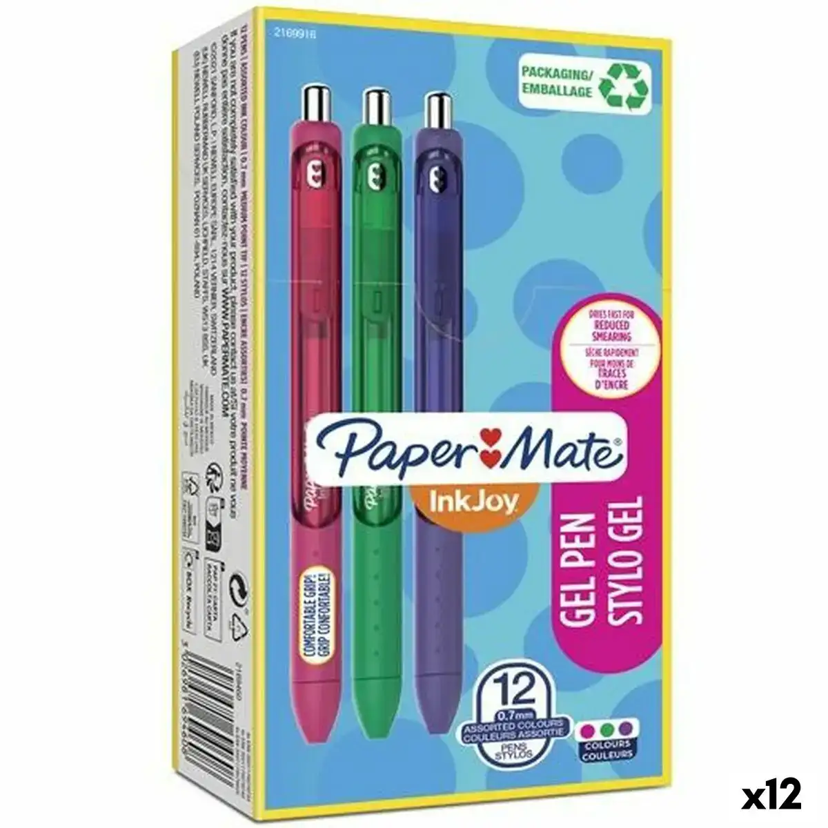 Stylo gel paper mate inkjoy tk12 0 7 mm 12 unites_5691. DIAYTAR COTE D'IVOIRE - Là où Chaque Produit Est une Trouvaille. Parcourez notre catalogue diversifié et découvrez des articles qui enrichiront votre quotidien, du pratique à l'insolite.