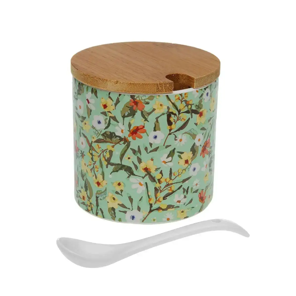 Sucrier versa fiore 8 x 8 x 8 cm ceramique_3277. Bienvenue sur DIAYTAR COTE D'IVOIRE - Où le Shopping est une Affaire Personnelle. Découvrez notre sélection et choisissez des produits qui reflètent votre unicité et votre individualité.