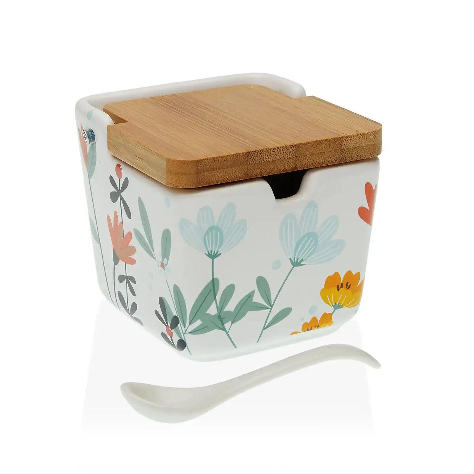 Sucrier versa fleurs 8 8 x 10 3 x 8 8 cm ceramique_8389. Bienvenue chez DIAYTAR COTE D'IVOIRE - Où l'Authenticité Rencontre l'Accessibilité. Explorez notre sélection abordable et découvrez des articles qui incarnent l'essence du Côte d'Ivoire.