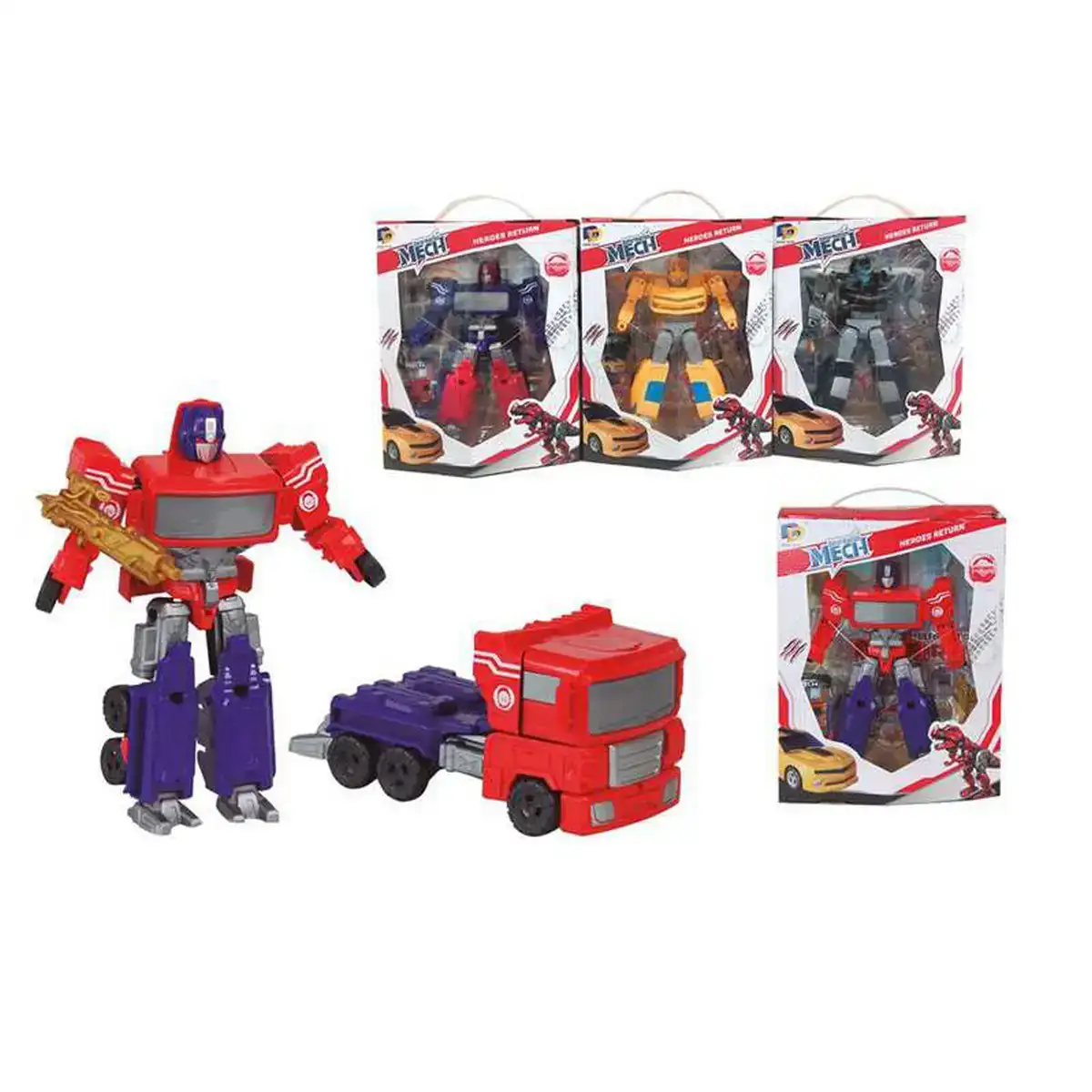 Super robot transformable camion 19 x 8 x 10 cm _7534. DIAYTAR COTE D'IVOIRE - Votre Boutique en Ligne, Votre Choix Illimité. Parcourez nos rayons et découvrez des produits qui vous inspirent, de la mode à la maison et bien plus.