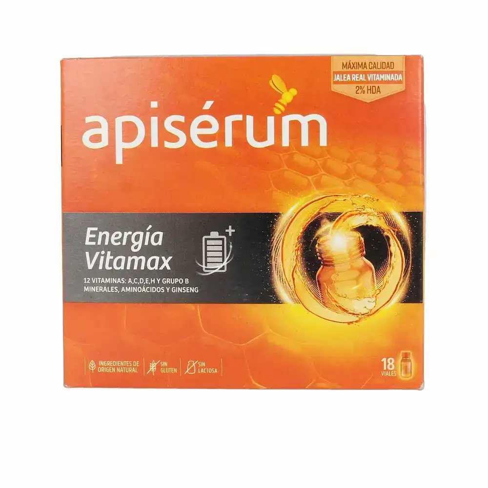 Supplement alimentaire apiserum energia vitamax 18 unites_8044. DIAYTAR COTE D'IVOIRE - L'Art de Choisir, l'Art de Vivre. Explorez notre univers de produits soigneusement sélectionnés pour vous offrir une expérience shopping riche et gratifiante.
