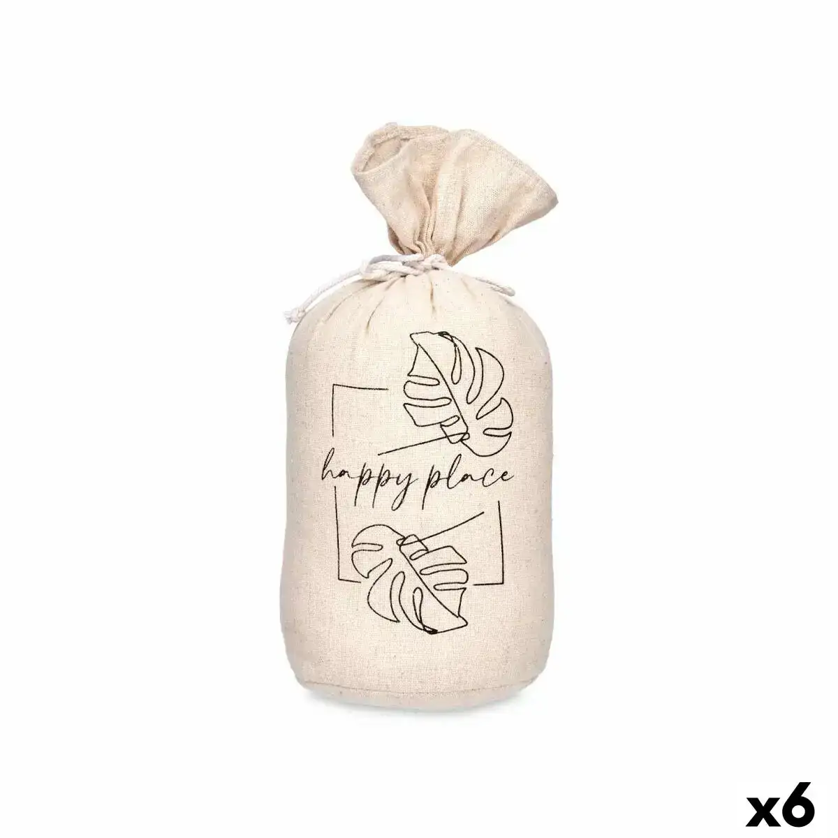 Support de porte happy place sac 13 x 26 x 13 cm 6 unites _2087. DIAYTAR COTE D'IVOIRE - Là où l'Élégance Devient un Mode de Vie. Naviguez à travers notre gamme et choisissez des produits qui apportent une touche raffinée à votre quotidien.