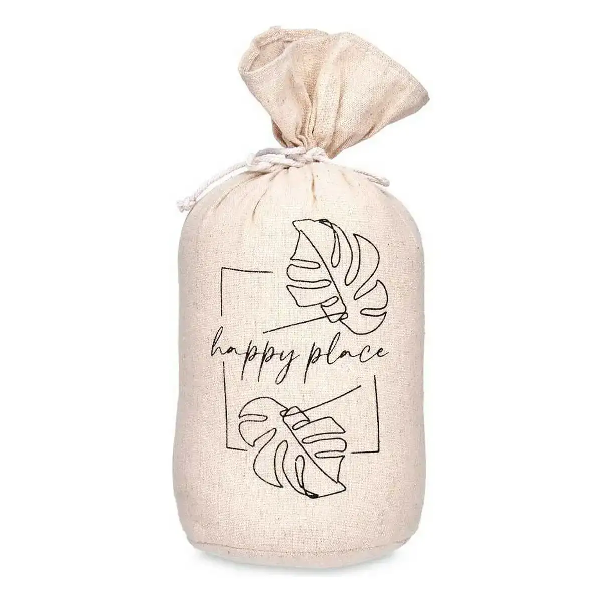 Support de porte happy place tissu 13 x 26 x 13 cm _6719. Bienvenue sur DIAYTAR COTE D'IVOIRE - Où l'Authenticité Rencontre le Confort. Plongez dans notre univers de produits qui allient tradition et commodité pour répondre à vos besoins.