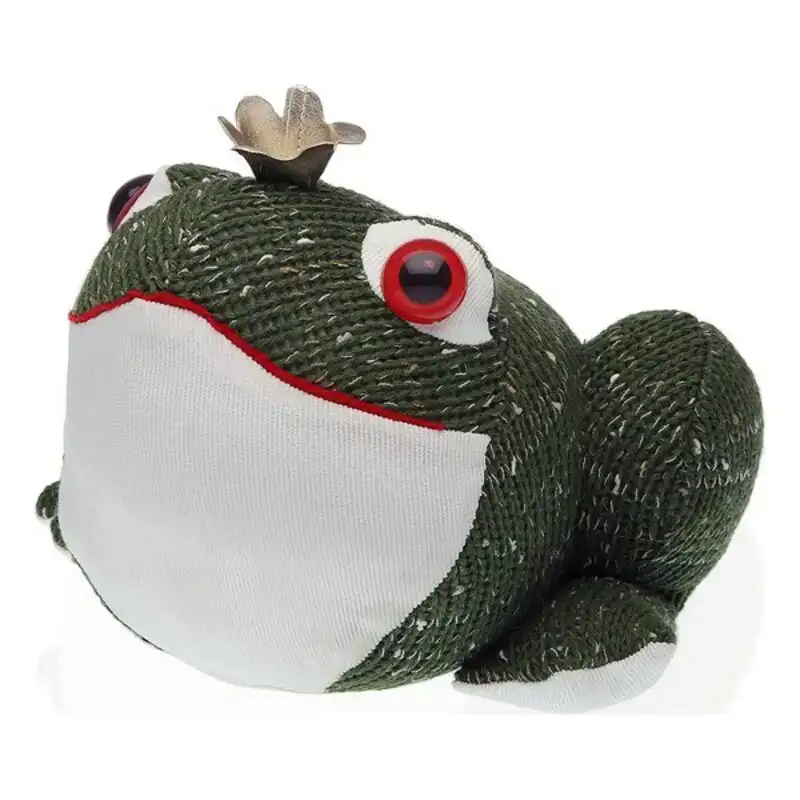 Support de porte versa grenouille textile 19 x 15 x 21 cm_7986. DIAYTAR COTE D'IVOIRE - Votre Destination pour un Shopping Unique. Parcourez notre catalogue et trouvez des articles qui expriment votre singularité et votre style.