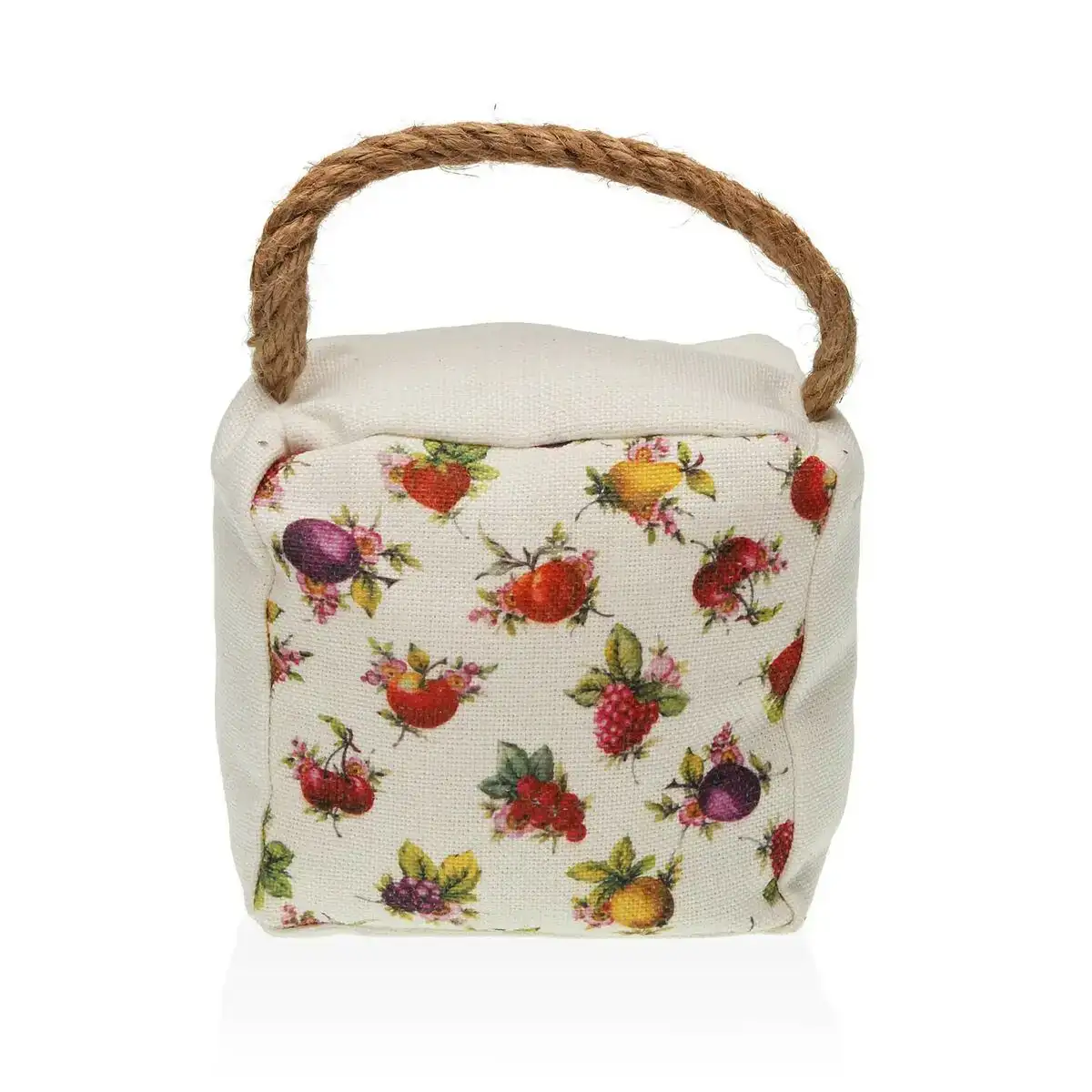 Support de porte versa strawberry textile 10 x 15 x 15 cm _8639. DIAYTAR COTE D'IVOIRE - Où le Shopping est un Plaisir Engagé. Parcourez notre catalogue et choisissez des produits qui respectent vos valeurs et vos attentes.