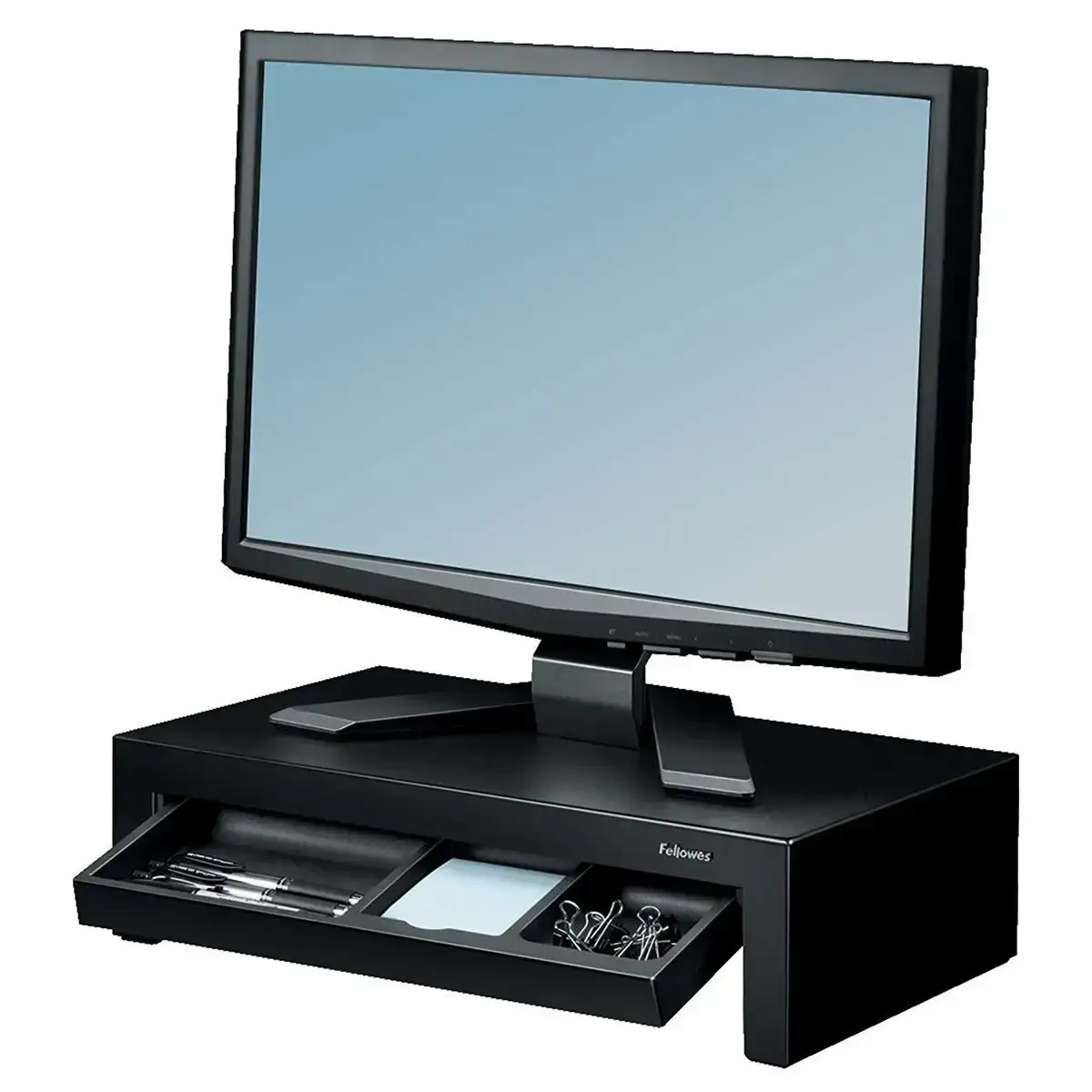 Support de table d ecran fellowes designer suites 11 1 x 40 6 x 23 8 cm noir_5594. DIAYTAR COTE D'IVOIRE - L'Art de Choisir, l'Art de S'émerveiller. Explorez notre boutique en ligne et choisissez des articles qui éveillent votre sens de l'émerveillement.