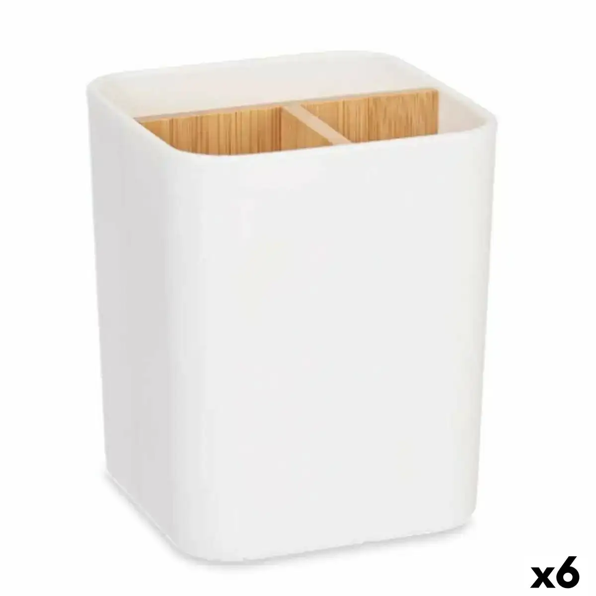 Support pour brosses a dents blanc bambou polypropylene 9 x 11 x 9 cm 6 unites _9432. DIAYTAR COTE D'IVOIRE - Là où Chaque Produit Est une Trouvaille. Explorez notre sélection minutieuse et découvrez des articles qui correspondent à votre style de vie et à vos aspirations.
