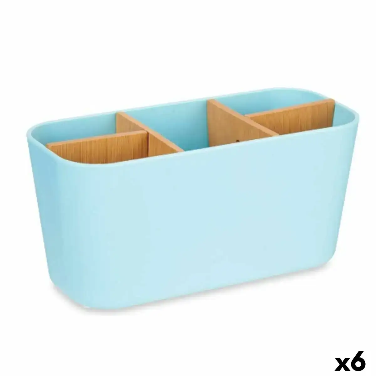 Support pour brosses a dents bleu bambou polypropylene 21 x 10 x 9 cm 6 unites _5740. DIAYTAR COTE D'IVOIRE - L'Art de Trouver ce que Vous Aimez. Plongez dans notre assortiment varié et choisissez parmi des produits qui reflètent votre style et répondent à vos besoins.