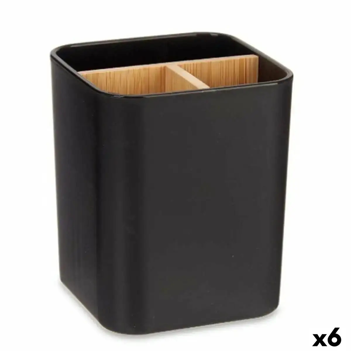 Support pour brosses a dents noir bambou polypropylene 9 x 11 x 9 cm 6 unites _8016. DIAYTAR COTE D'IVOIRE - Là où la Qualité se Marque d'une Touche Côte d'Ivoireaise. Naviguez à travers notre boutique en ligne et choisissez des produits qui allient excellence et tradition.