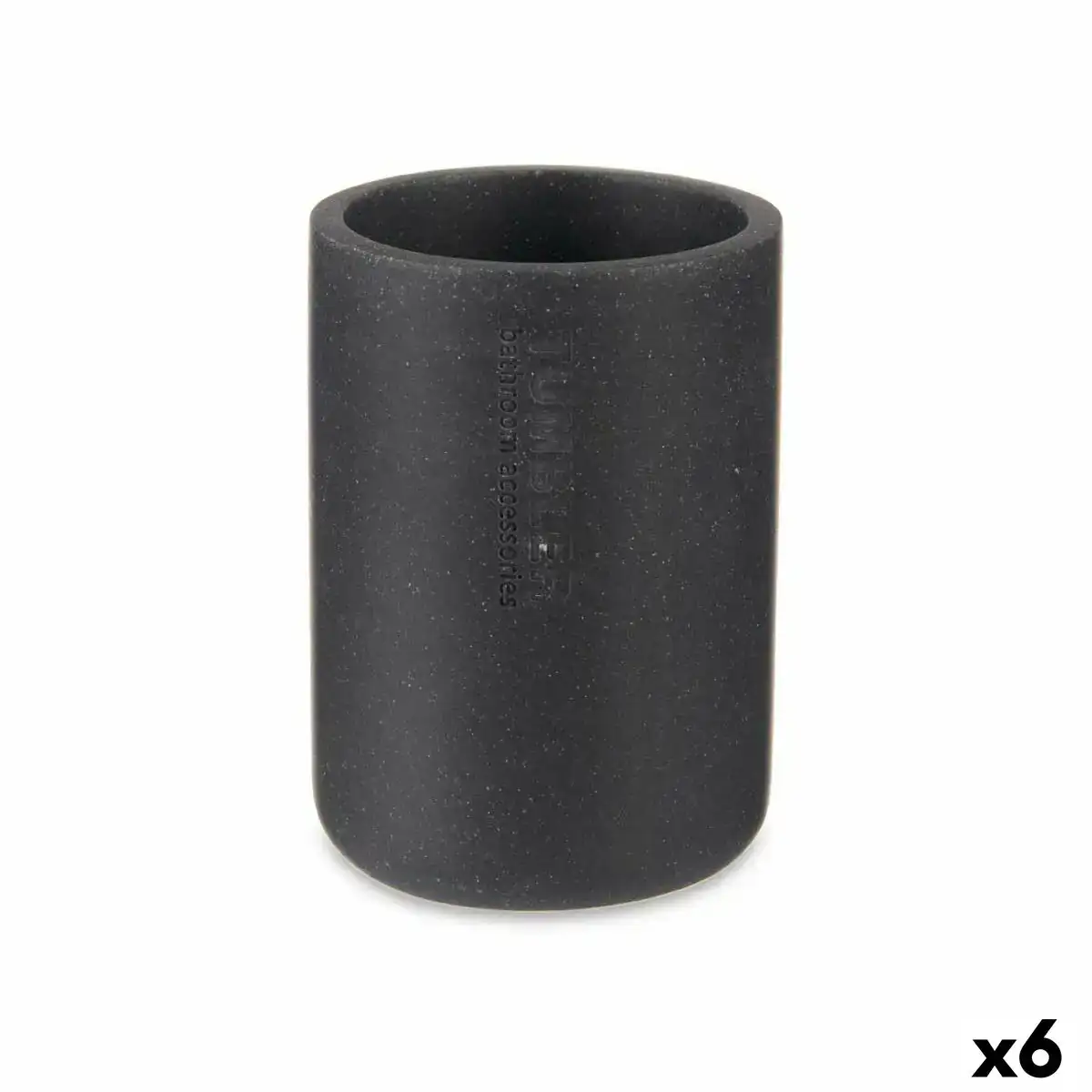 Support pour brosses a dents noir resine 7 8 x 10 5 x 7 8 cm 6 unites _4216. DIAYTAR COTE D'IVOIRE - L'Artisanat à Portée de Clic. Découvrez notre boutique en ligne pour trouver des produits uniques qui célèbrent la créativité et l'artisanat sénégalais.