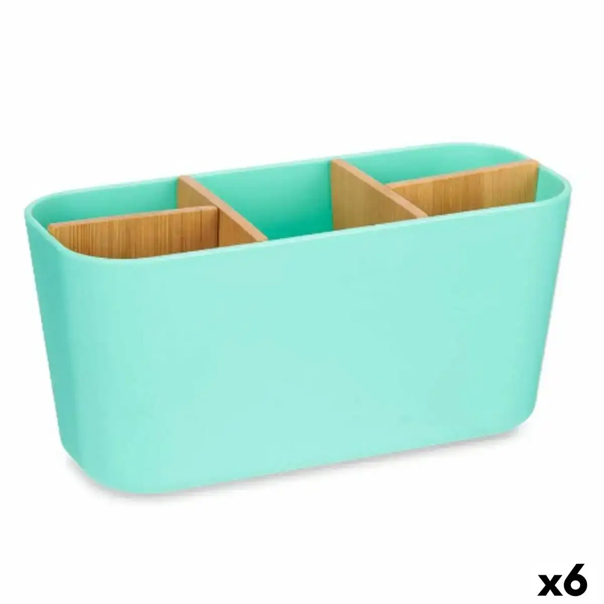 Support pour brosses a dents vert bambou polypropylene 21 x 10 x 9 cm 6 unites _3751. DIAYTAR COTE D'IVOIRE - L'Art de Choisir, l'Art de S'émerveiller. Explorez notre gamme de produits et laissez-vous émerveiller par des créations authentiques et des designs modernes.