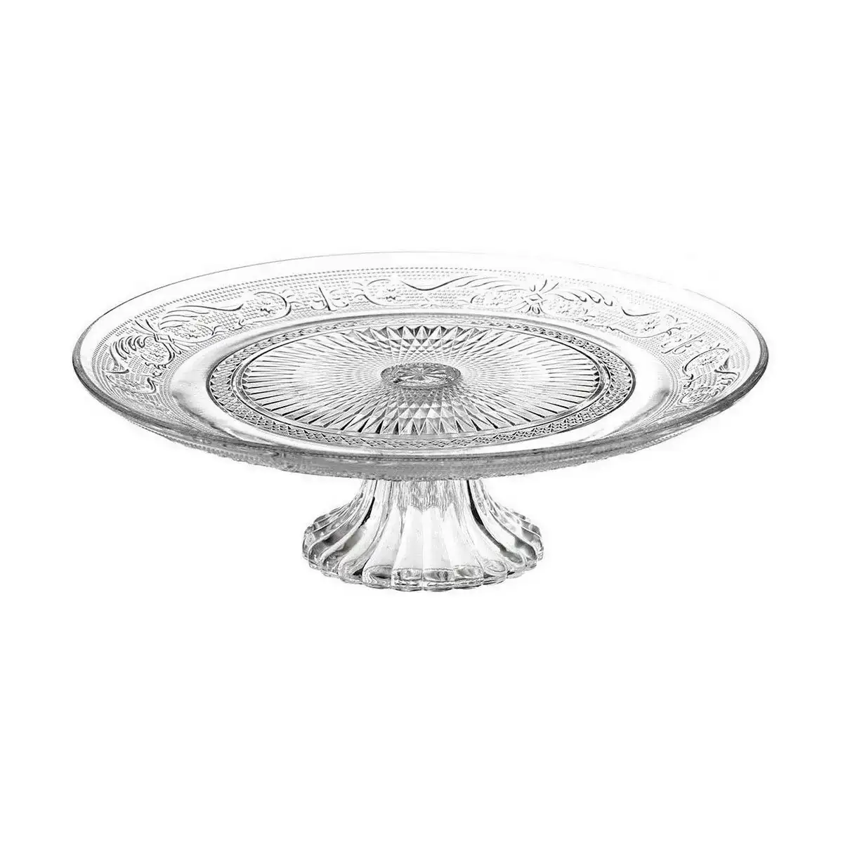 Support pour gateaux home style new baroc transparent o 33 cm_3812. DIAYTAR COTE D'IVOIRE - Votre Plateforme Shopping de Confiance. Naviguez à travers nos rayons et choisissez des produits fiables qui répondent à vos besoins quotidiens.