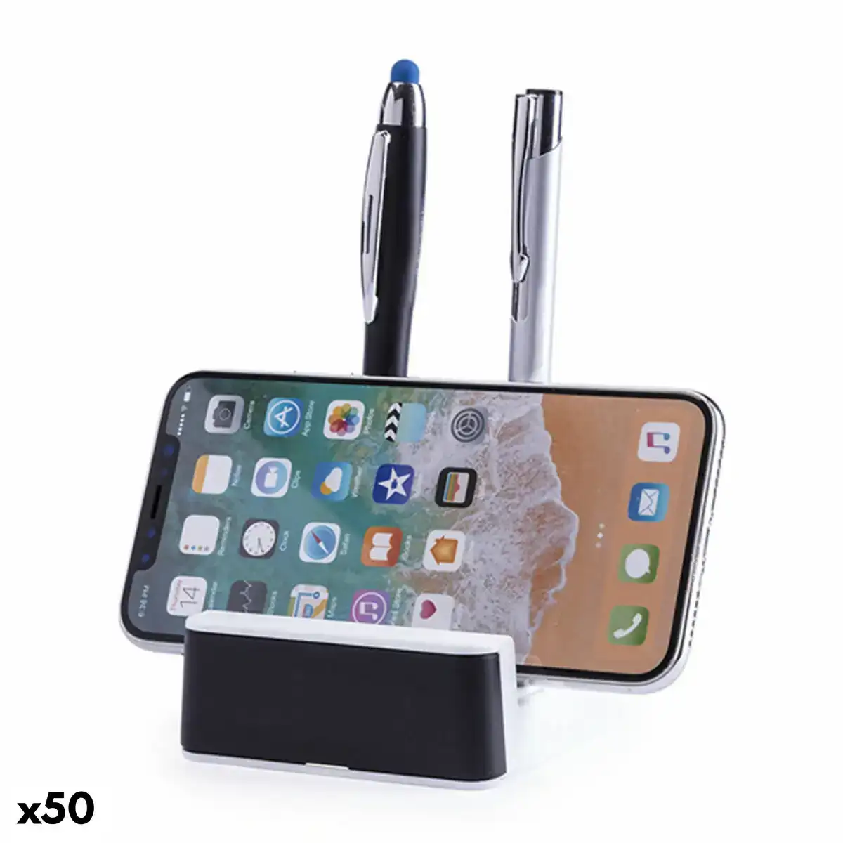 Support pour smartphone avec organiseur 145994 50 unites _5160. DIAYTAR COTE D'IVOIRE - Où Chaque Produit a son Histoire à Raconter. Parcourez notre catalogue et découvrez des articles qui portent en eux la passion et l'histoire du Côte d'Ivoire.
