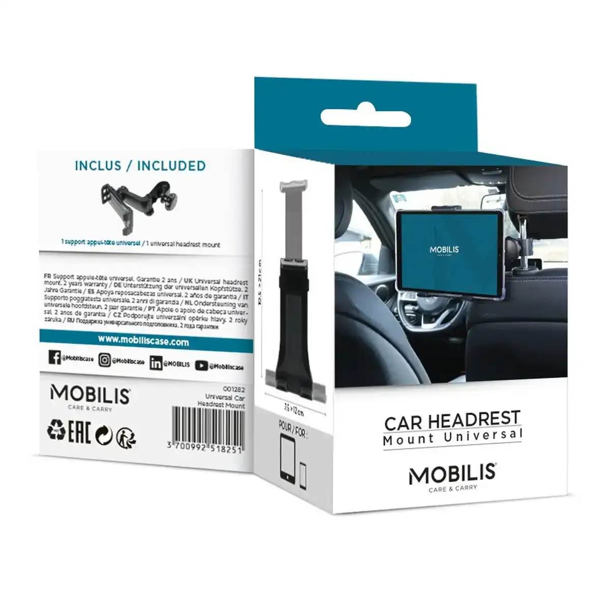 Support pour tablette pour voiture mobilis 001282_3774. DIAYTAR COTE D'IVOIRE - L'Art de Vivre le Shopping en Ligne. Découvrez notre plateforme intuitive et trouvez des produits qui vous inspirent et vous enchantent, à chaque clic.