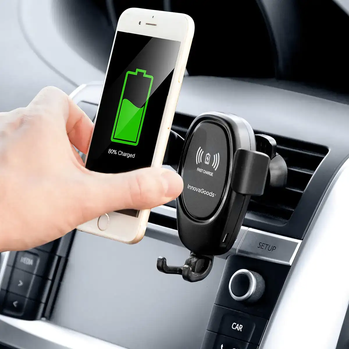 Support pour telephone portable avec chargeur de voiture sans fil wolder innovagoods_6543. Entrez dans l'Univers de DIAYTAR COTE D'IVOIRE - Où Choisir est un Plaisir. Explorez notre gamme variée et trouvez des articles qui parlent à votre cœur et à votre style.