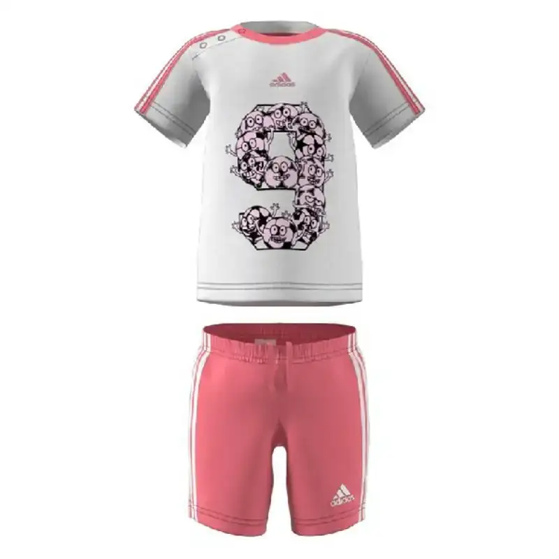 Survetement enfant adidas fille blanc rose_3956. DIAYTAR COTE D'IVOIRE - L'Art de Choisir, l'Art de S'émerveiller. Explorez notre gamme de produits et laissez-vous émerveiller par des créations authentiques et des designs modernes.