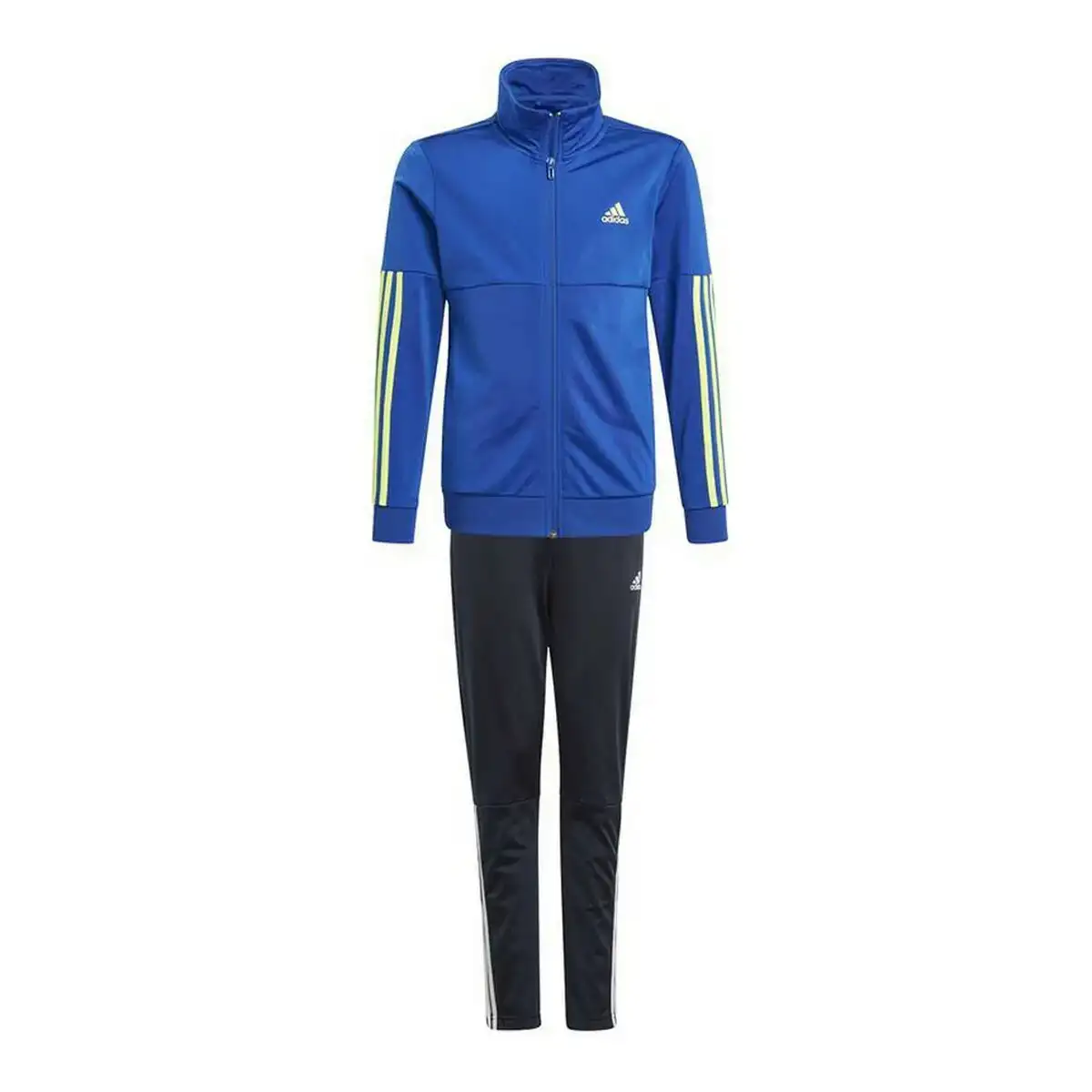 Survetement enfant adidas training 3 bands bleu_8117. DIAYTAR COTE D'IVOIRE - L'Art de Choisir, l'Art de S'émerveiller. Explorez notre gamme de produits et laissez-vous émerveiller par des créations authentiques et des designs modernes.