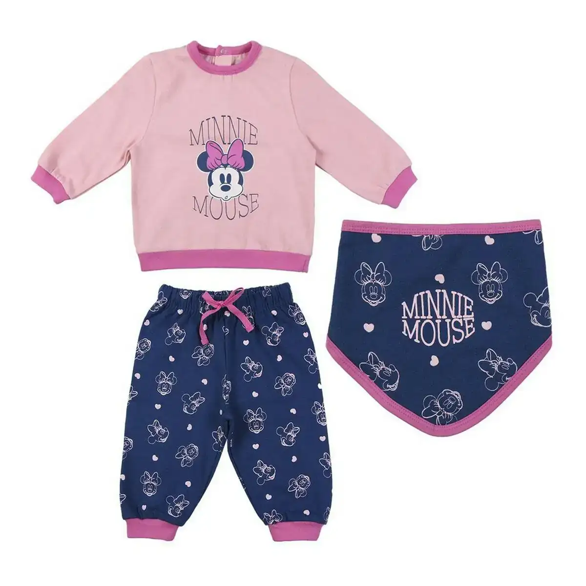 Survetement enfant minnie mouse rose_1033. DIAYTAR COTE D'IVOIRE - Là où le Shopping devient une Fête des Sens. Plongez dans notre univers et choisissez des produits qui éveillent votre goût pour l'esthétique et l'authenticité.
