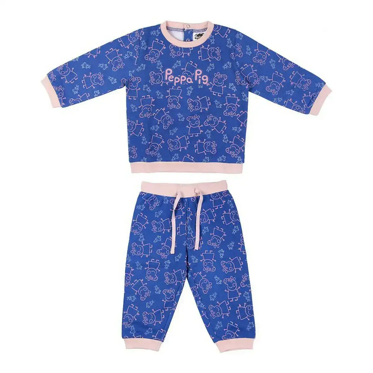 Survetement enfant peppa pig bleu_6371. DIAYTAR COTE D'IVOIRE - L'Art de Choisir, l'Art de Vivre. Parcourez notre boutique en ligne et découvrez des produits qui transforment chaque choix en une expérience enrichissante.