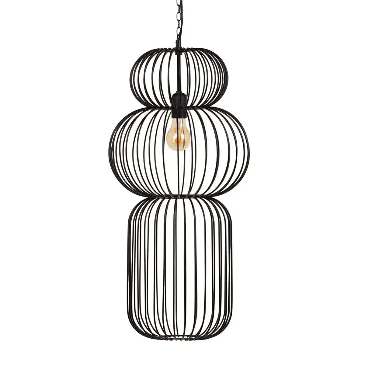 Suspension 34 x 34 x 70 cm noir fer o 34 cm_7811. DIAYTAR COTE D'IVOIRE - L'Art de Magasiner sans Frontières. Parcourez notre vaste sélection d'articles et trouvez tout ce dont vous avez besoin, du chic à l'authentique, du moderne au traditionnel.