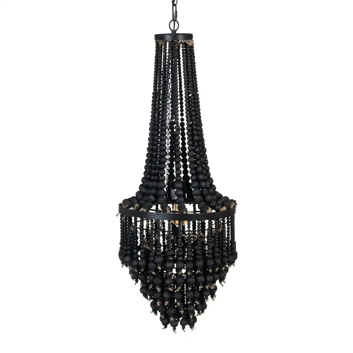 Suspension 35 x 35 x 86 cm noir metal bois_9474. DIAYTAR COTE D'IVOIRE - Où la Qualité est Notre Engagement. Explorez notre boutique en ligne pour découvrir des produits conçus pour vous apporter satisfaction et plaisir.
