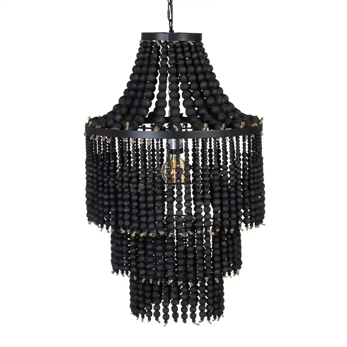 Suspension 50 x 50 x 80 cm noir metal bois_6258. DIAYTAR COTE D'IVOIRE - Où Chaque Produit a sa Place. Parcourez notre catalogue et choisissez des articles qui s'intègrent parfaitement à votre style et à votre espace.