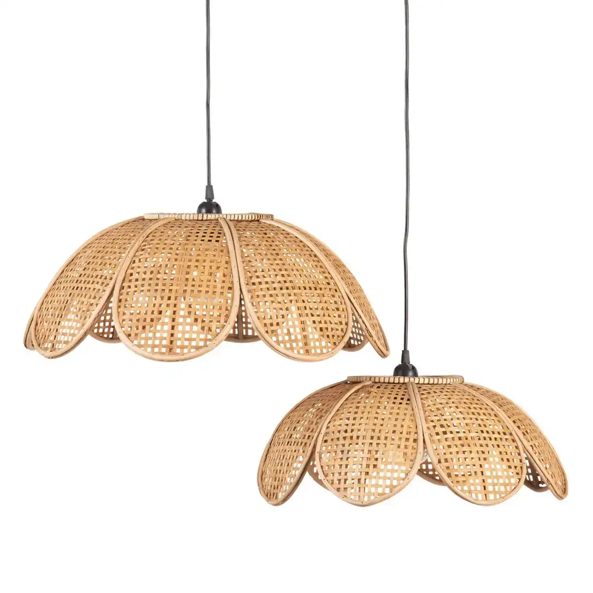 Suspension 53 x 53 x 20 5 cm naturel bambou 2 unites _5624. DIAYTAR COTE D'IVOIRE - Votre Destination pour un Shopping Unique. Parcourez notre catalogue et trouvez des articles qui expriment votre singularité et votre style.