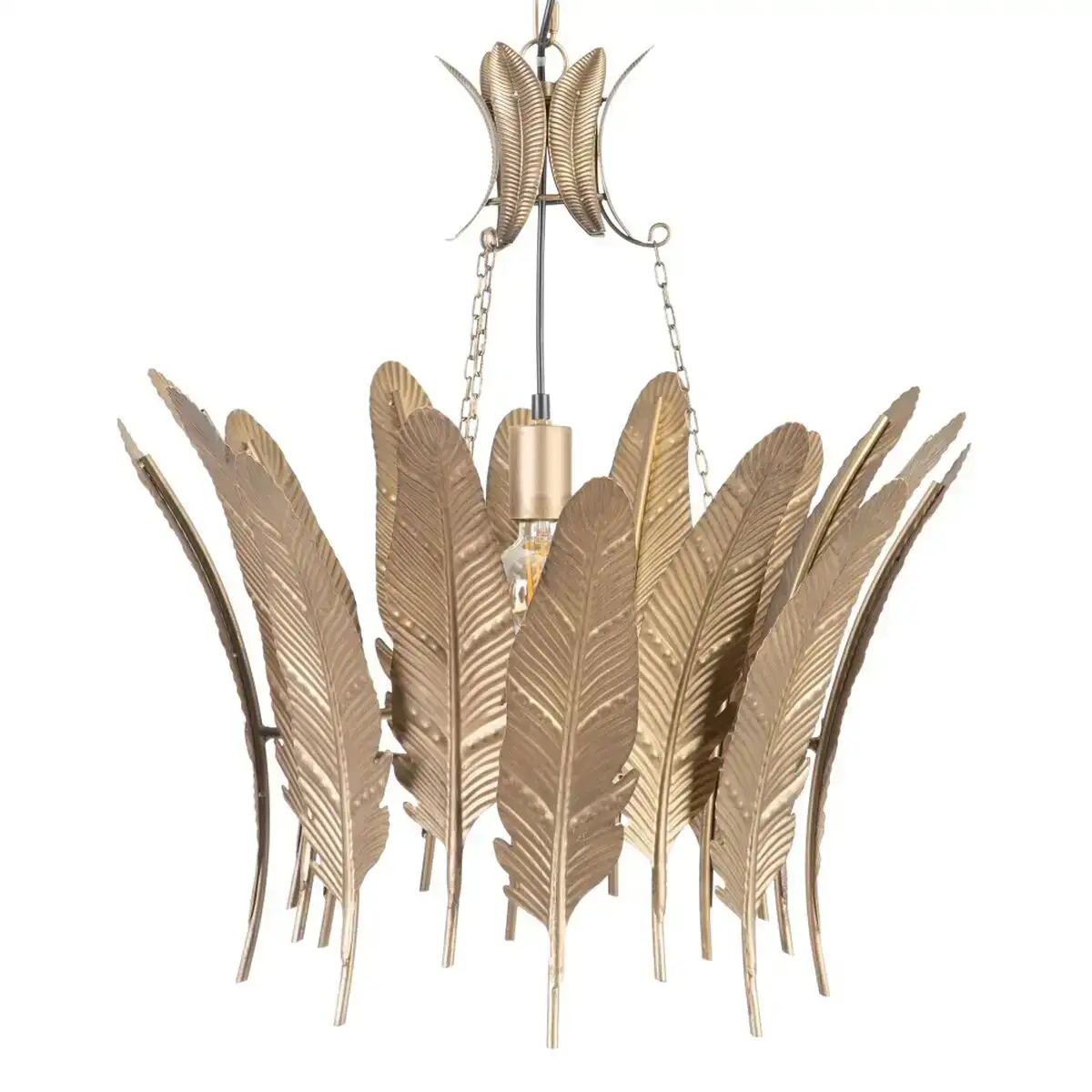 Suspension 55 x 55 x 60 cm volets dore metal_4185. DIAYTAR COTE D'IVOIRE - L'Art du Shopping Éclairé. Parcourez notre catalogue et choisissez parmi des produits de qualité qui satisferont vos besoins et votre style.