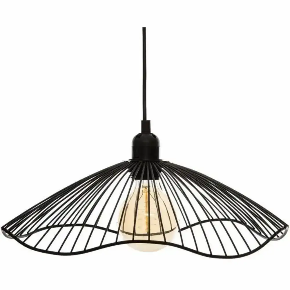 Suspension atmosphera chateau 40w noir metal o 34 x 15 5 cm _1454. Bienvenue sur DIAYTAR COTE D'IVOIRE - Où Chaque Produit a son Histoire. Découvrez notre sélection unique et choisissez des articles qui racontent la richesse culturelle et artistique du Côte d'Ivoire.