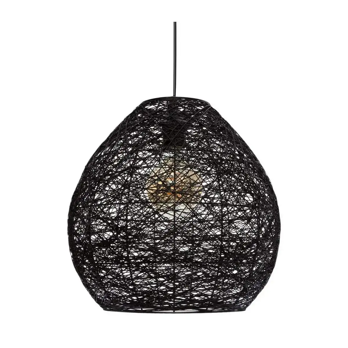 Suspension atmosphera mona papier noir o 34 x 35 cm _2174. DIAYTAR COTE D'IVOIRE - L'Univers de l'Élégance Accessible. Plongez dans notre catalogue et choisissez des produits qui allient sophistication et accessibilité pour un shopping exquis.
