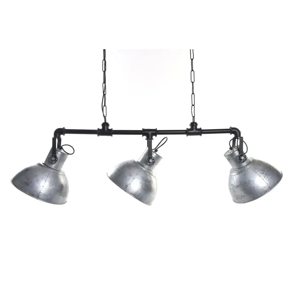Suspension dkd home decor 122 x 29 x 42 cm argente noir metal 50 w_2129. Bienvenue chez DIAYTAR COTE D'IVOIRE - Où le Shopping Devient un Voyage. Explorez notre plateforme pour dénicher des produits uniques, racontant l'histoire et l'âme du Côte d'Ivoire.