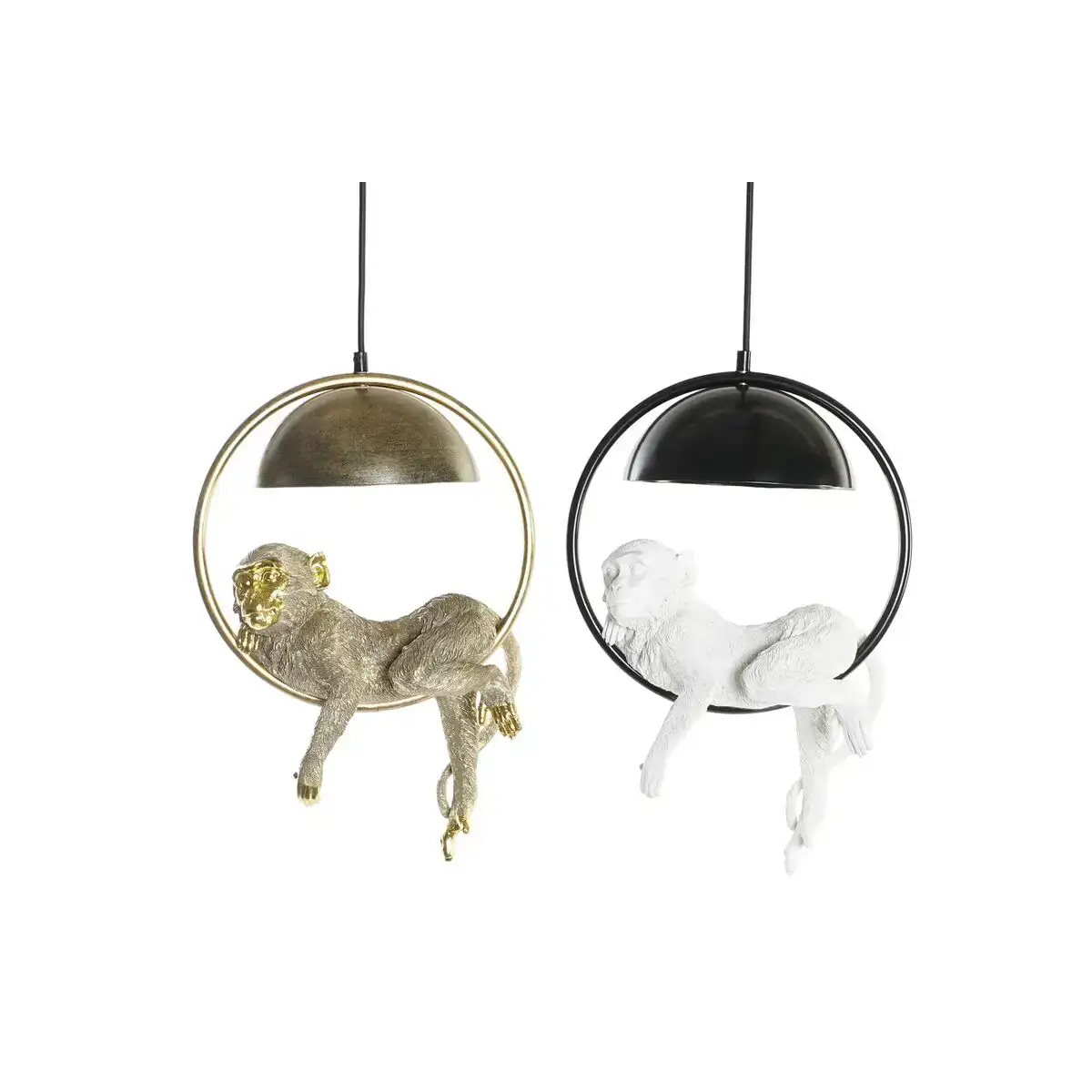 Suspension dkd home decor 29 5 x 20 x 44 5 cm dore metal blanc resine 50 w 2 unites _7258. Entrez dans l'Univers de DIAYTAR COTE D'IVOIRE - Où Chaque Produit a son Histoire. Explorez notre catalogue et découvrez des trésors qui racontent la riche culture du Côte d'Ivoire.